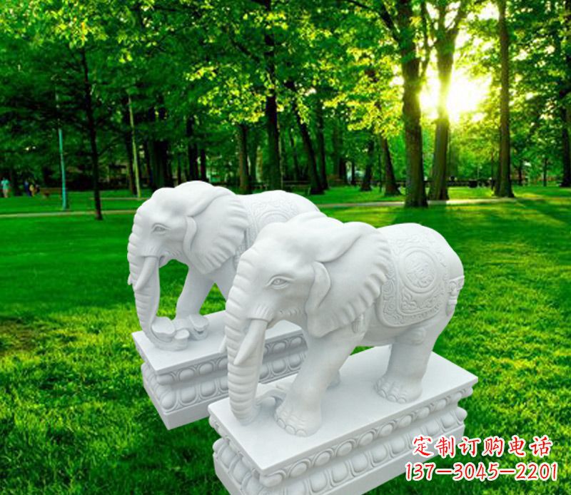 安阳山水万古传统招财大象雕塑
