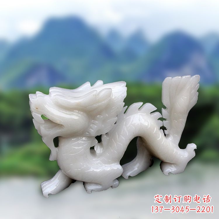 安阳汉白玉龙雕塑饱含着中国传统文化的气息,是…