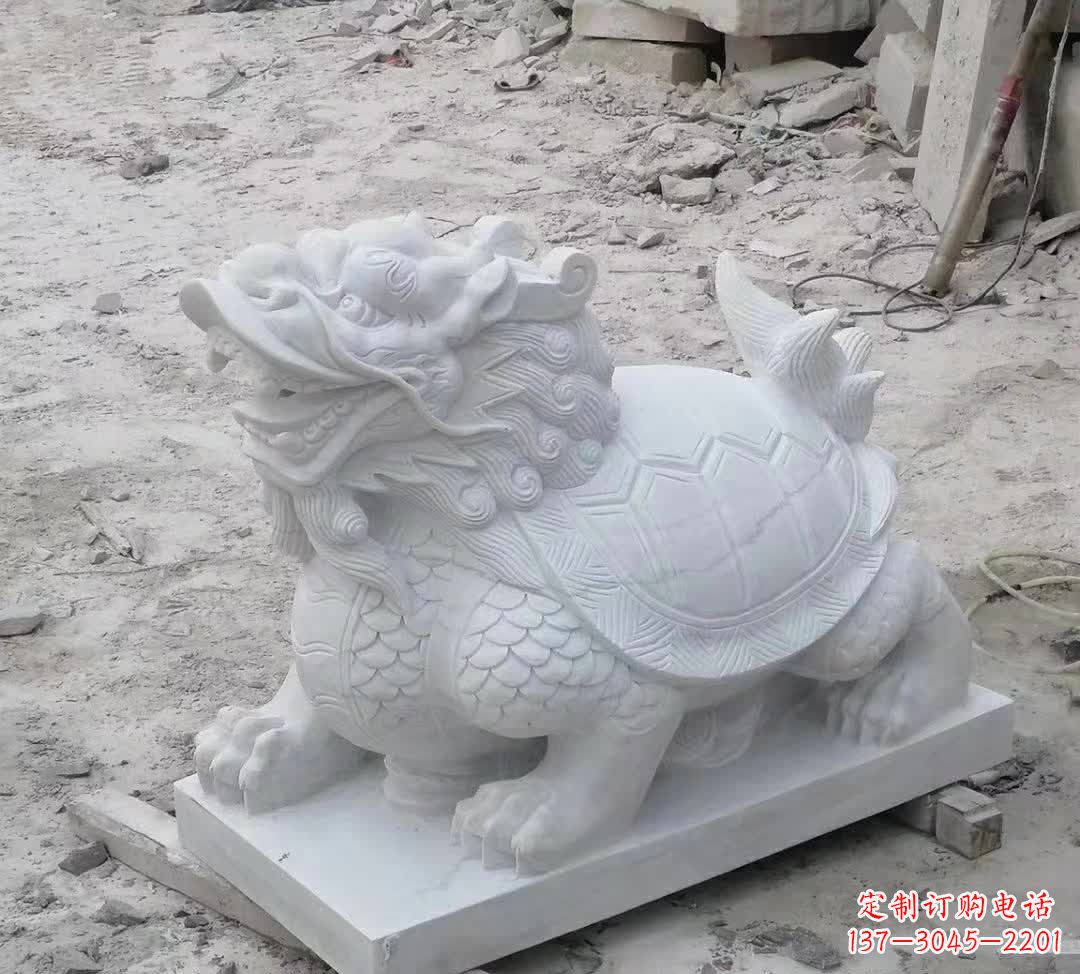 安阳汉白玉精美动物雕塑