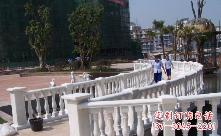 安阳美轮美奂的汉白玉欧式栏杆雕塑