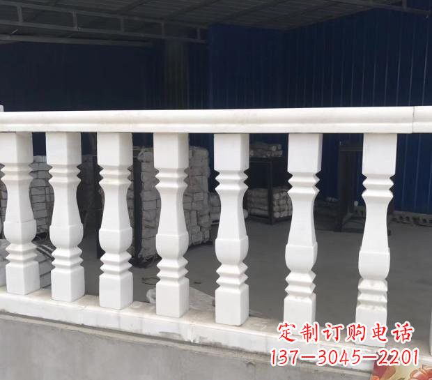 安阳汉白玉欧式栏杆雕塑,精美绝伦