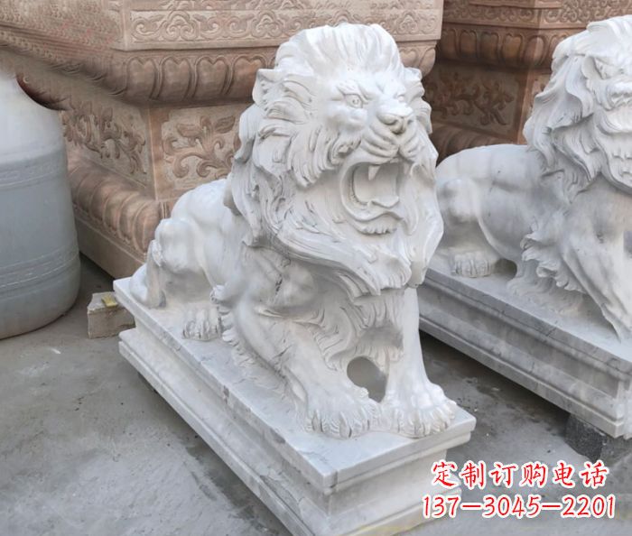 安阳西洋狮子雕塑,装点家门口