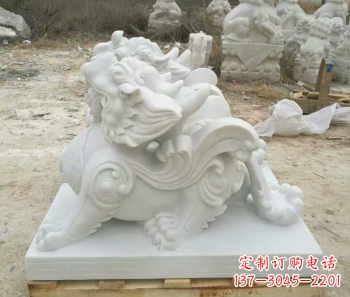 安阳精美貔貅门口招财石雕