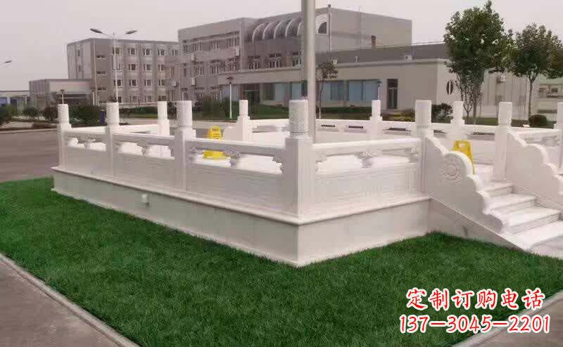 安阳完美艺术——汉白玉升旗台雕塑