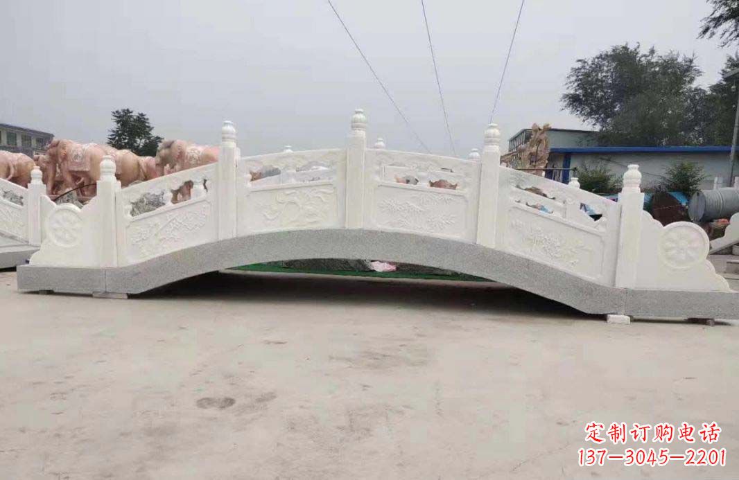 安阳汉白玉石桥雕刻,高雅与和谐的完美结合