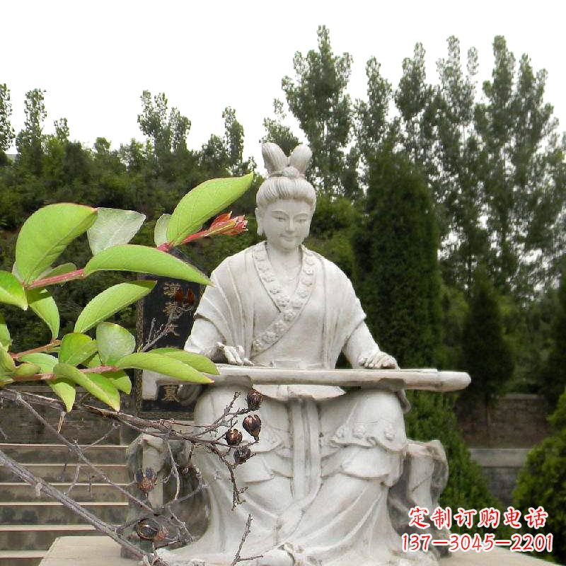 安阳蔡文姬石雕,见证历史美女蔡文姬的魅力