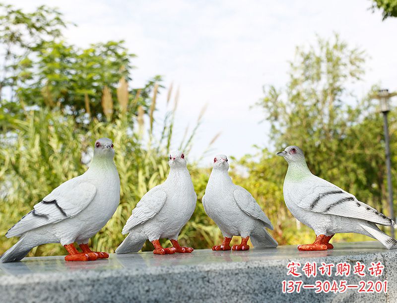 安阳中领雕塑-象征和平的标志之鸽