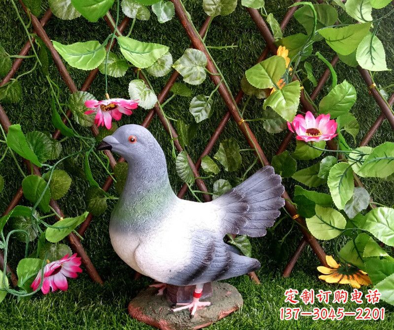 安阳铁饰和平,艺术和爱的和平鸽雕塑