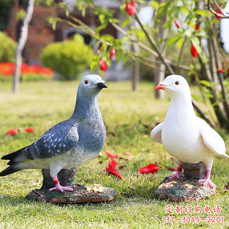 安阳中领雕塑:精美和平鸽雕塑
