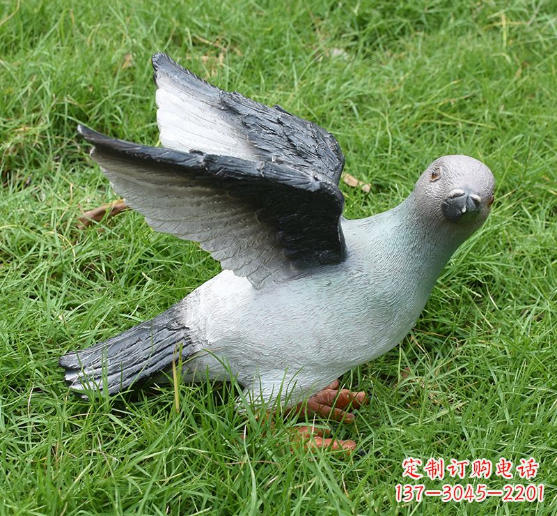 安阳和平鸽雕塑:宣告世人的爱与和平