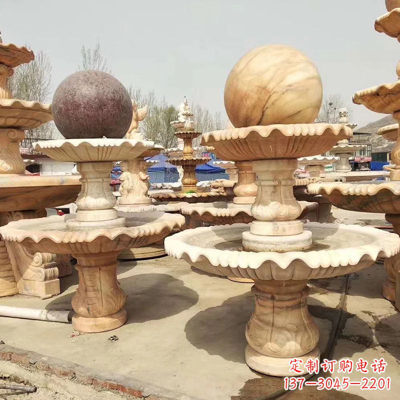 安阳河北石雕风水球喷泉,给您无与伦比的美景