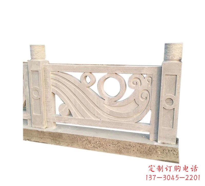 安阳精美石栏板雕塑,点缀河边桥梁的美丽