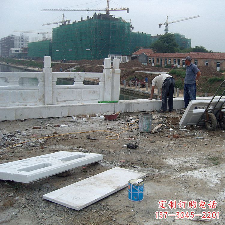 安阳河道石栏杆雕塑-做出精美的石景艺术