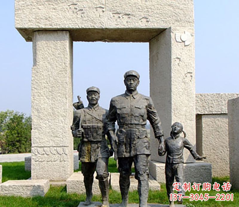 安阳红军公园雕塑,精致而独特