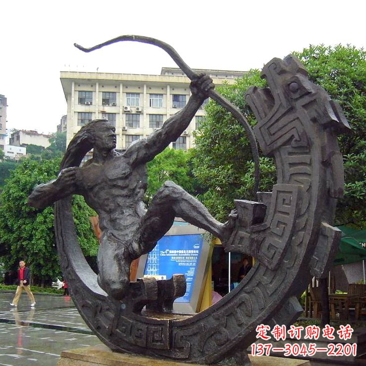 安阳传承古老神话,领略城市历史文化:后羿射日…