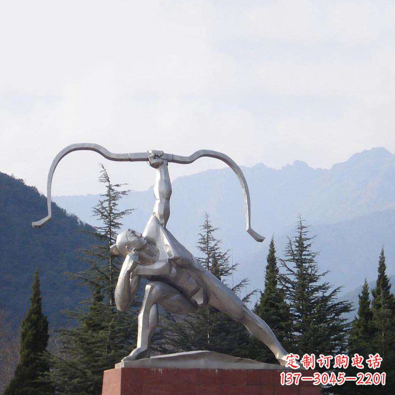 安阳后羿雕塑,不锈钢雕塑制作&定制