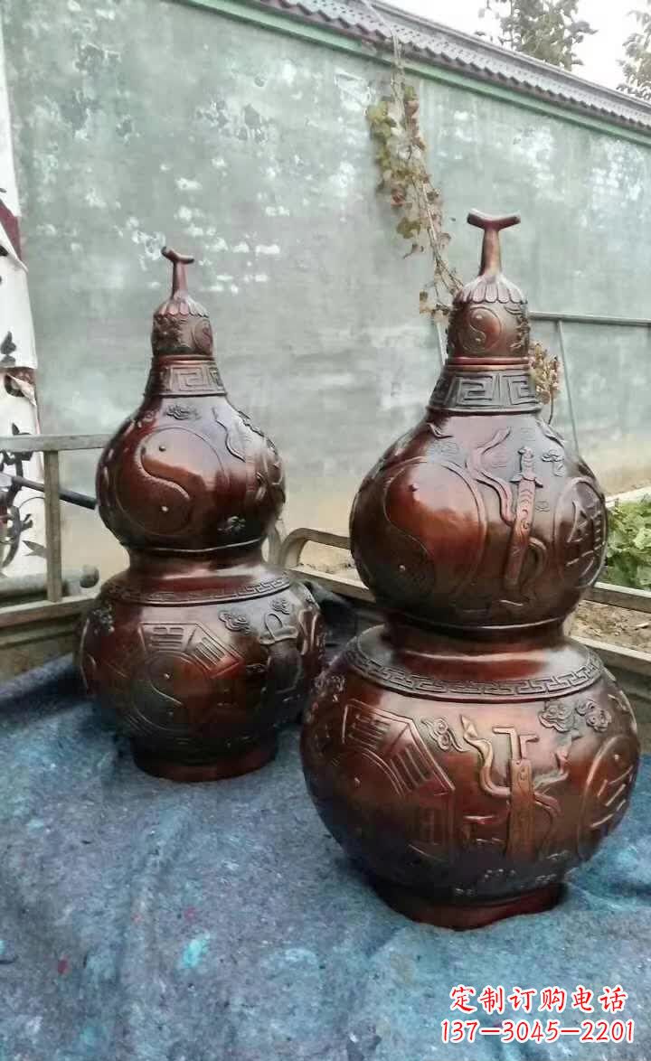 安阳葫芦雕塑,精致艺术佳作