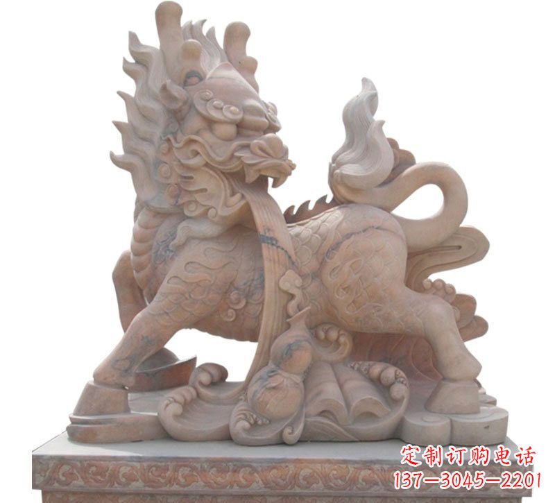 安阳魅力十足的麒麟石雕