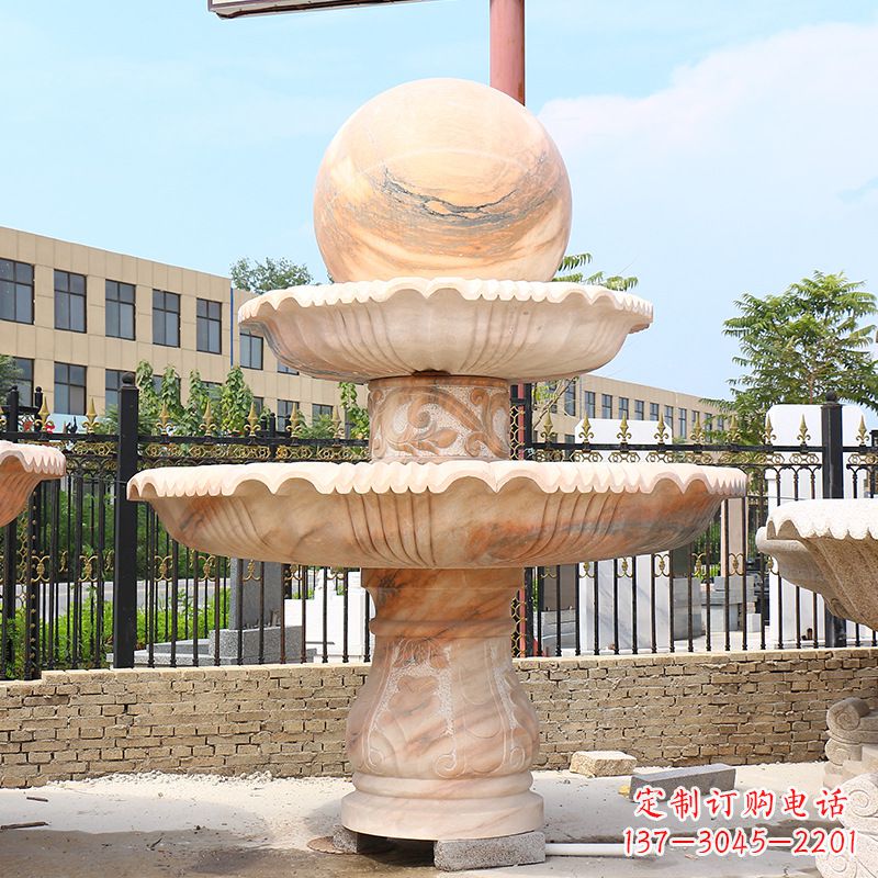 安阳湖南石雕风水球,传统工艺与现代美学完美结合