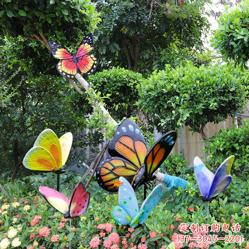 安阳蝴蝶玻璃钢仿真雕塑