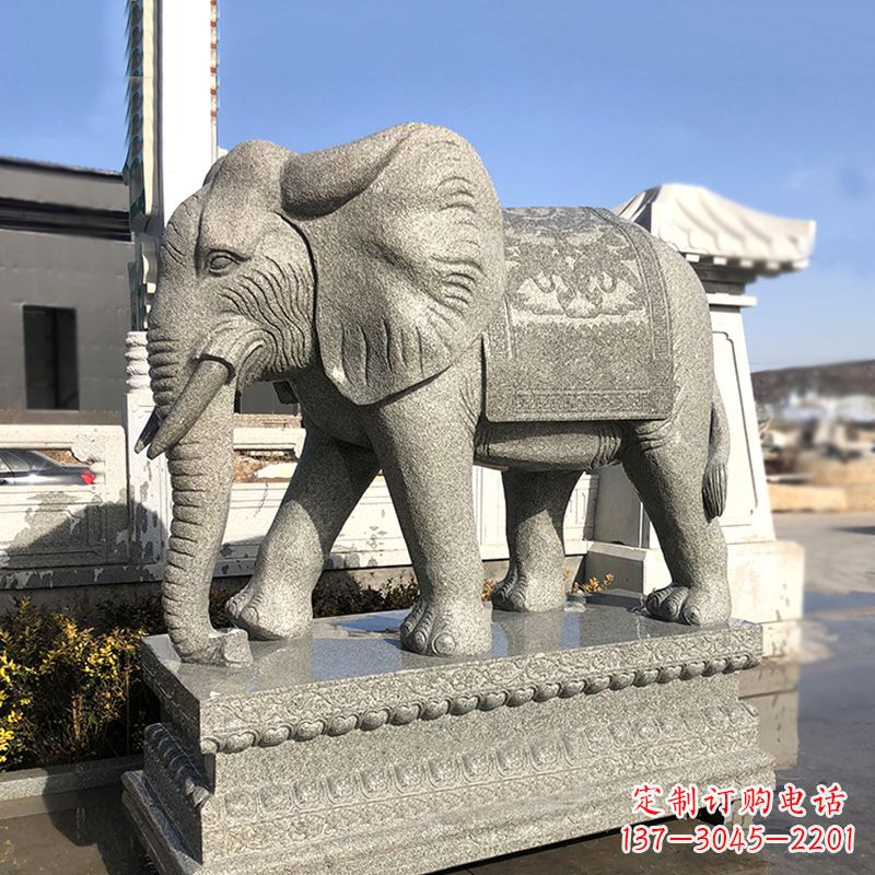 安阳花岗岩大象石雕,融合古典与现代的艺术精品