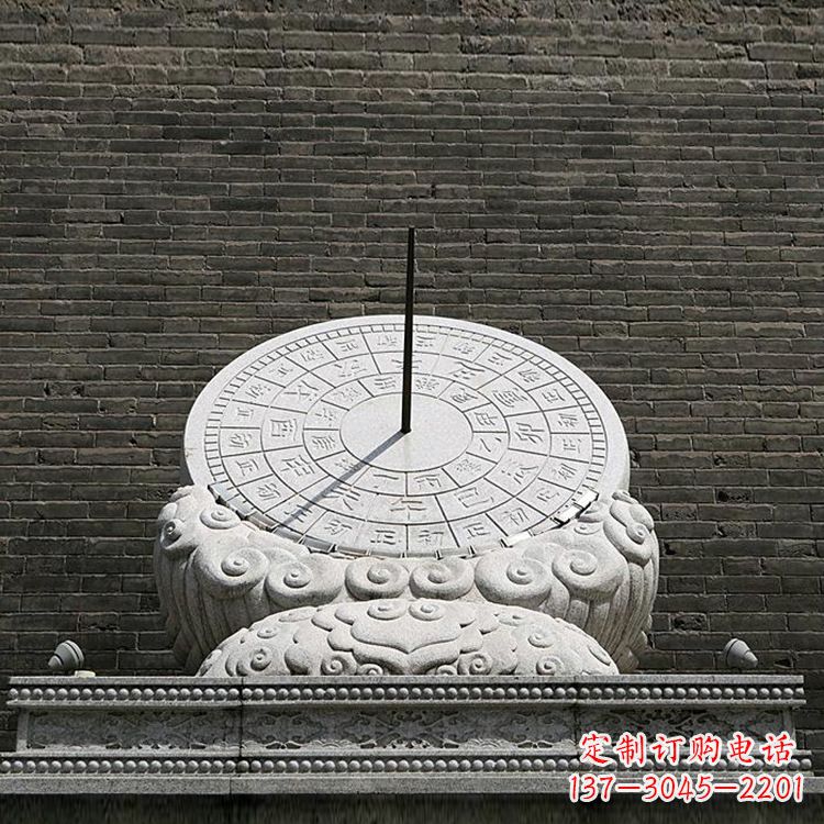 安阳花岗岩古代计时器日晷雕塑