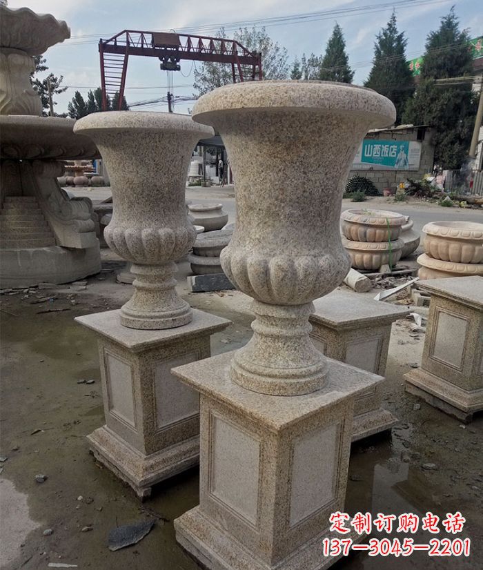 安阳花岗岩欧式花钵花盆雕塑