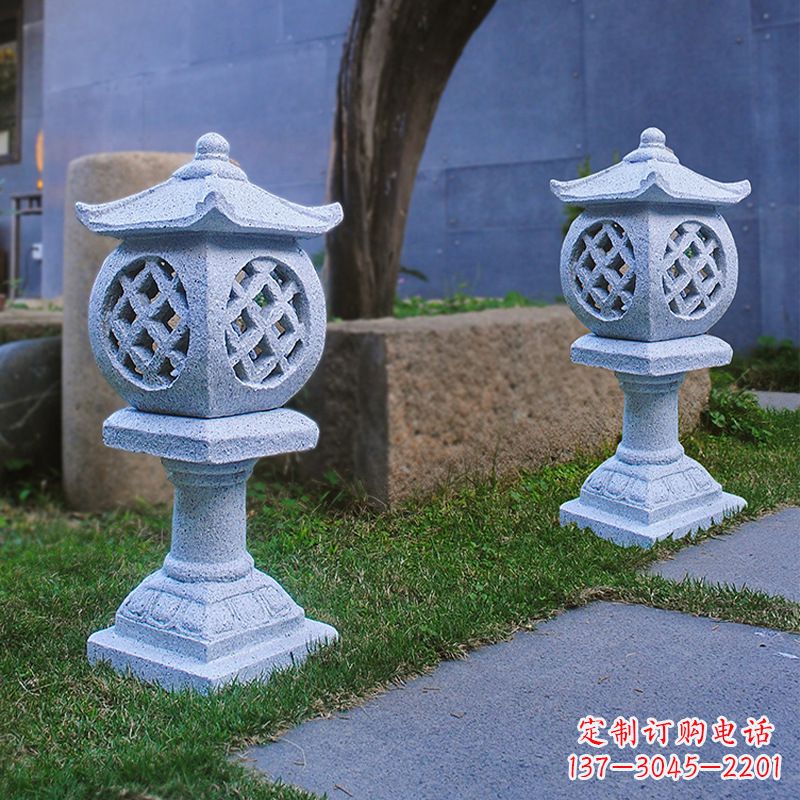 安阳花岗岩石灯笼