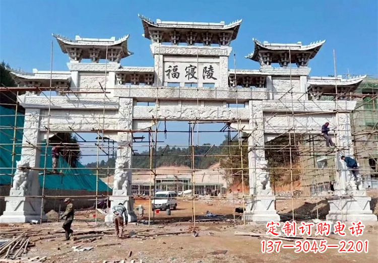 安阳花岗岩牌坊雕塑,精致细腻的定制精品