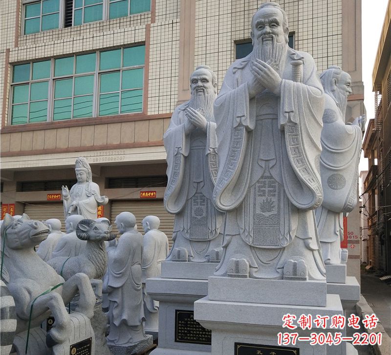 安阳华农孔子像,传承文明之美