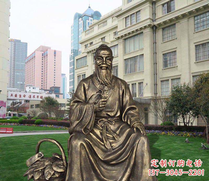 安阳精美古典——华佗古代名人铜雕