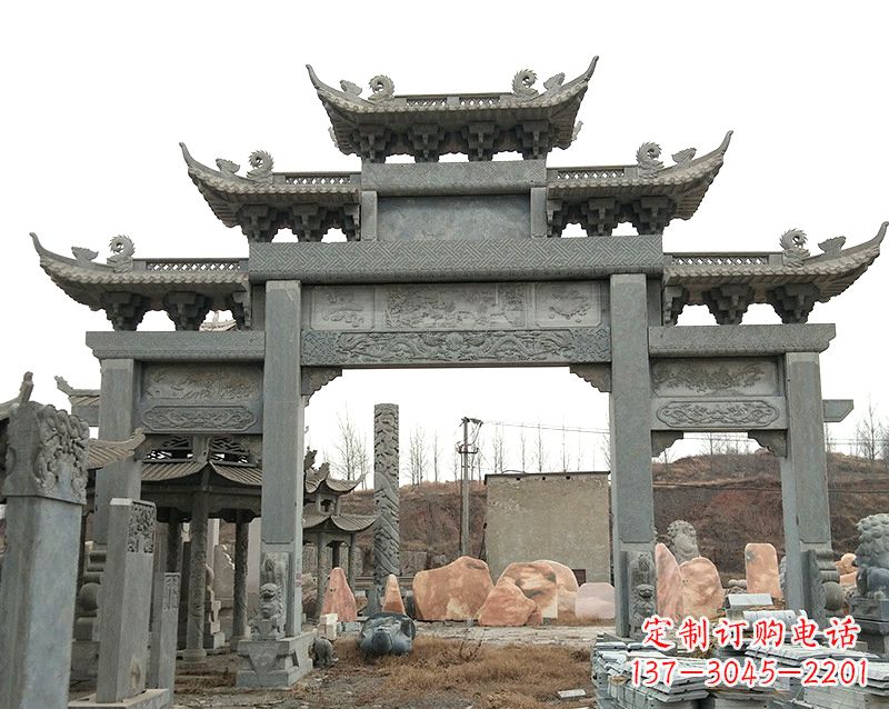 安阳黄冈石雕牌坊