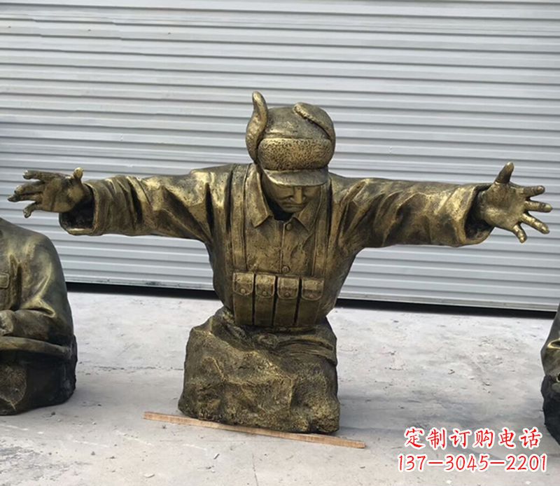 安阳黄继光铜雕
