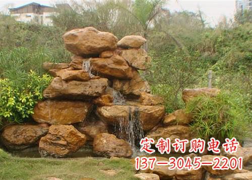 安阳黄蜡石假山雕塑,古典美感与精细工艺的完美结合