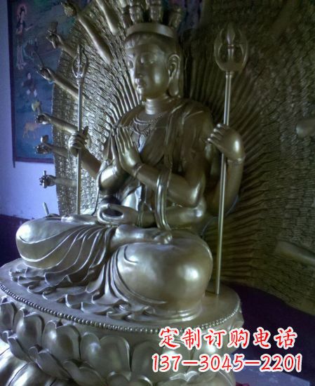 安阳中领雕塑:高质量黄铜佛像雕塑