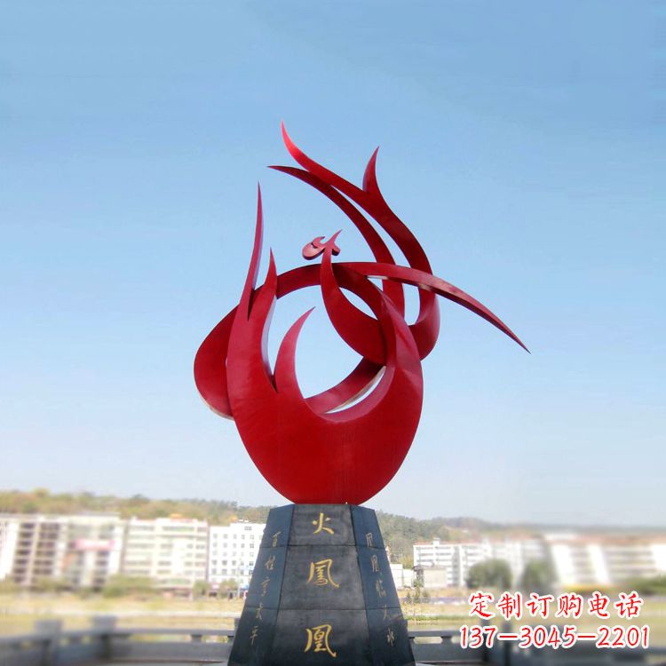 安阳火凤凰不锈钢雕塑,凝聚精致,传递闪耀