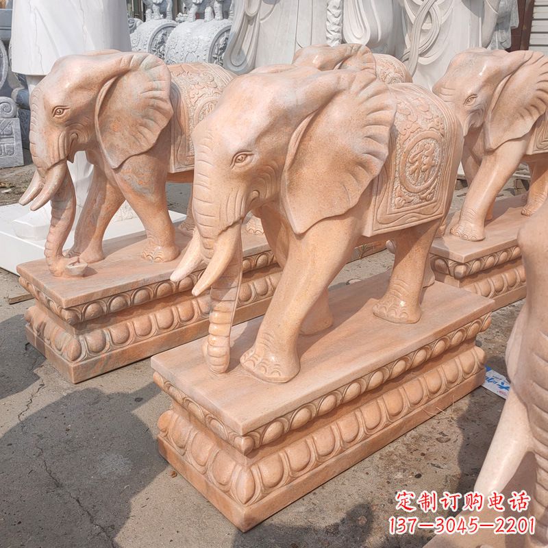 安阳中领雕塑:大象雕塑吉祥如意
