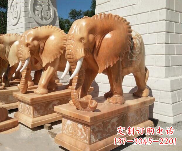 安阳象征吉祥及如意的大象雕塑