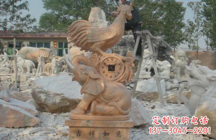 安阳精美的公鸡石雕,带您回到传统
