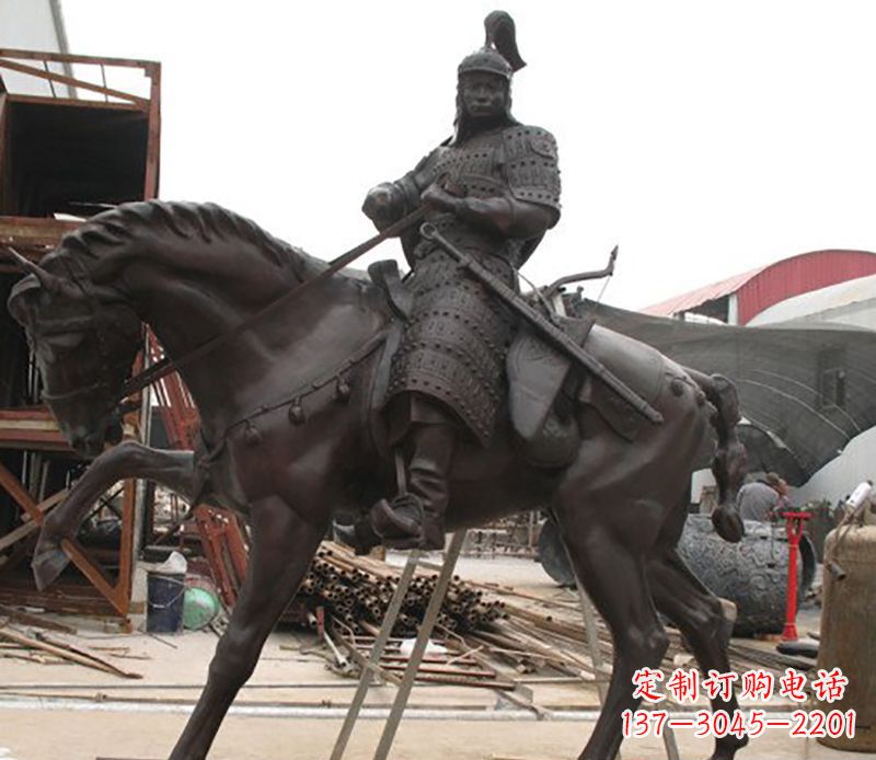 安阳将军骑马铜雕,聚焦古典品质