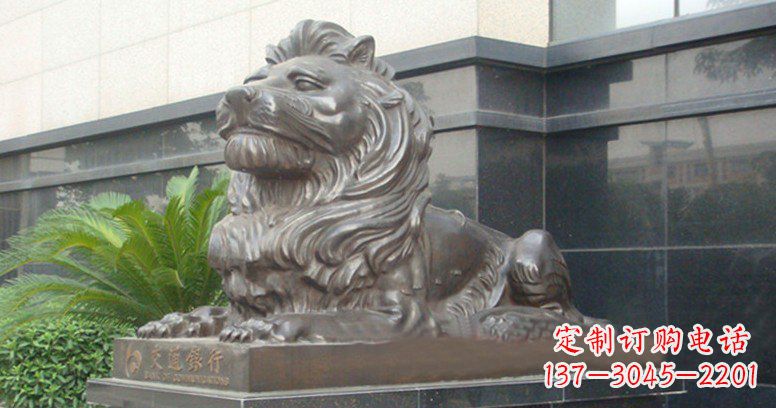 安阳中领雕塑-雕刻狮子铜雕定制