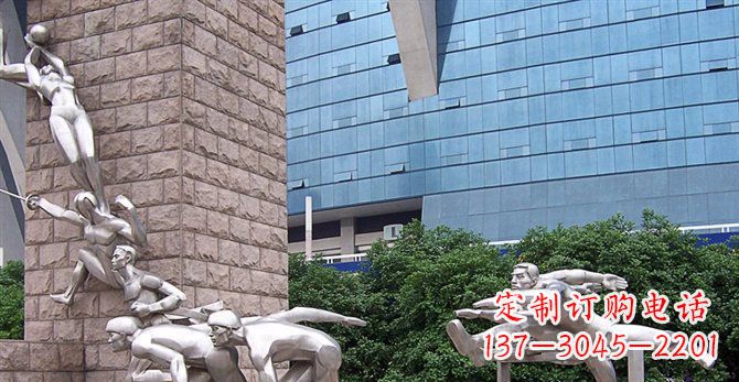 安阳不锈钢运动员人物雕塑