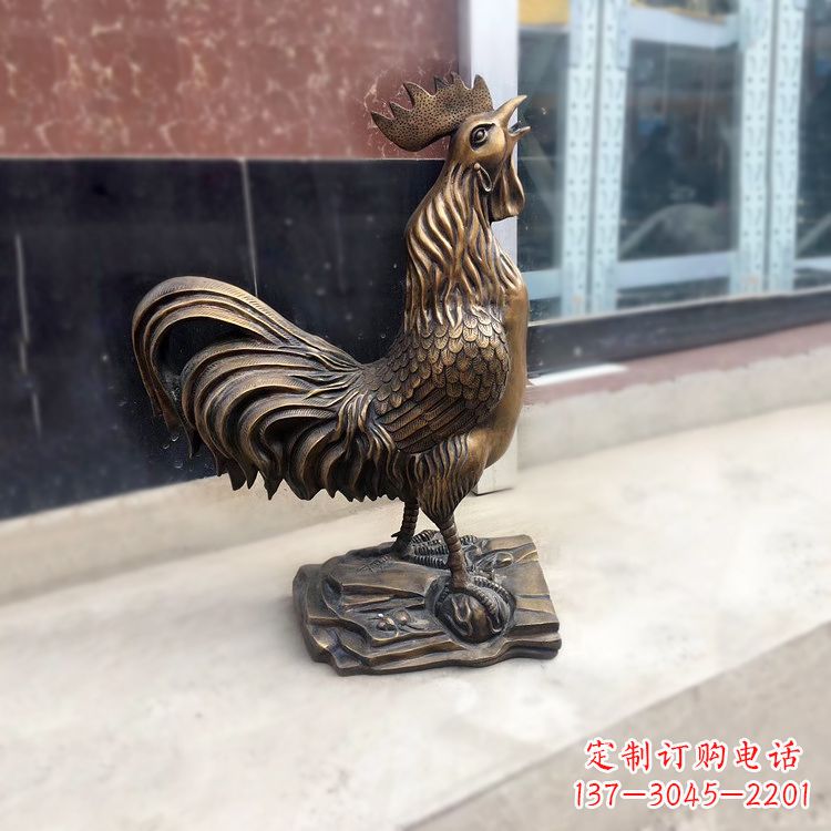 安阳中领雕塑出品的精美纯铜动物雕塑,是一款具…