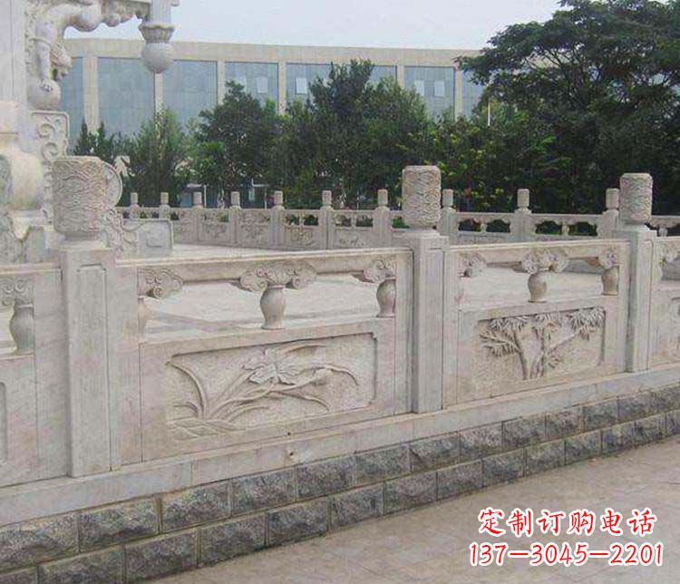 安阳中领雕塑:精美石材栏板雕塑