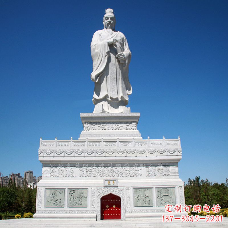 安阳礼赞中国古代思想家孟子，领雕塑迎来高雅雕塑定制！