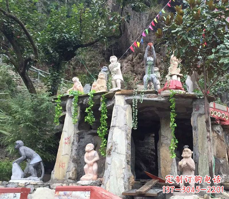 安阳中领雕塑:精美猴子石雕