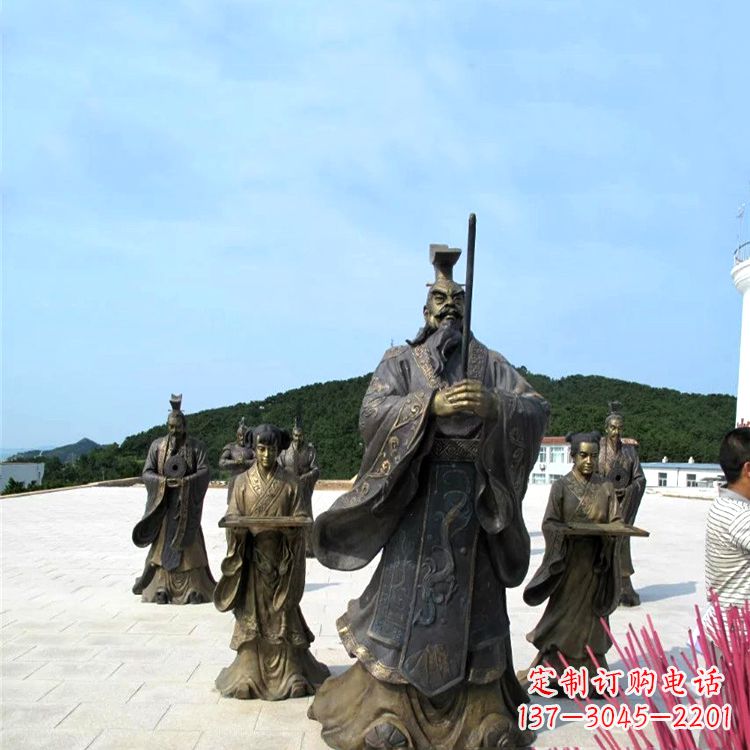 安阳中领雕塑——汉武帝刘彻祭天情景雕塑
