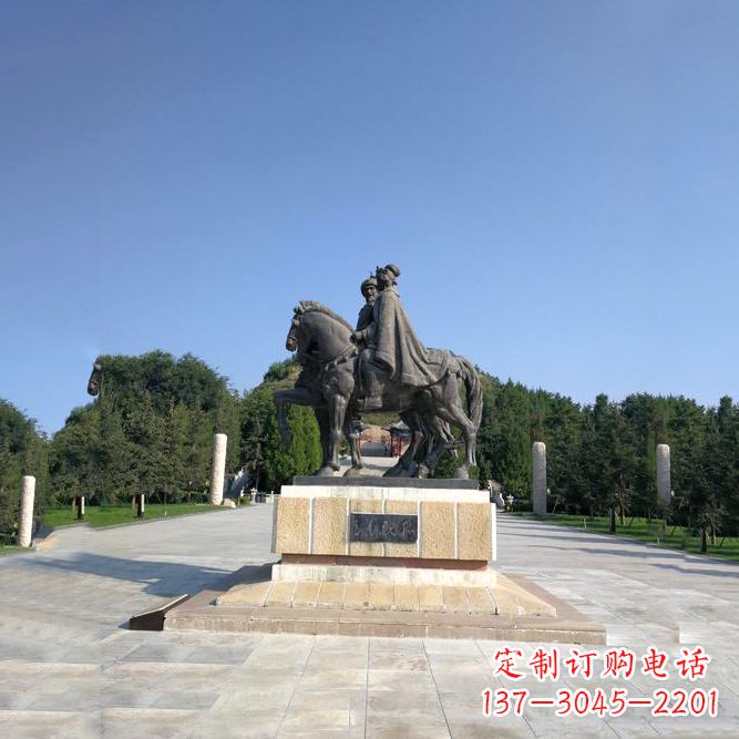 安阳王昭君雕塑,象征传承君臣之义