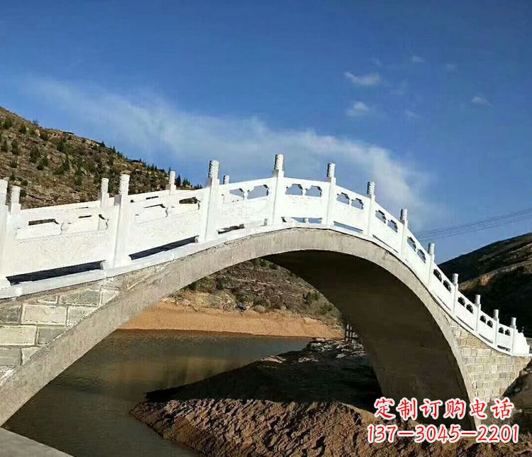安阳卓越之作:汉白玉拱桥雕塑