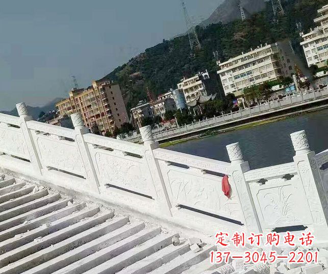 安阳山东汉白玉栏板石雕